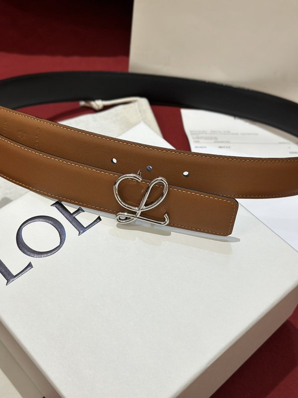 로에베 LOEWE 양면 소가죽 벨트 001-192634