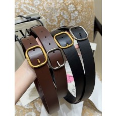 LOEWE 여성 클래식 베지터블 탣닝 가죽 벨트 001-192635