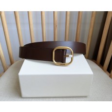 로에베 LOEWE 식혁 가죽 핀 버클 벨트 001-192640