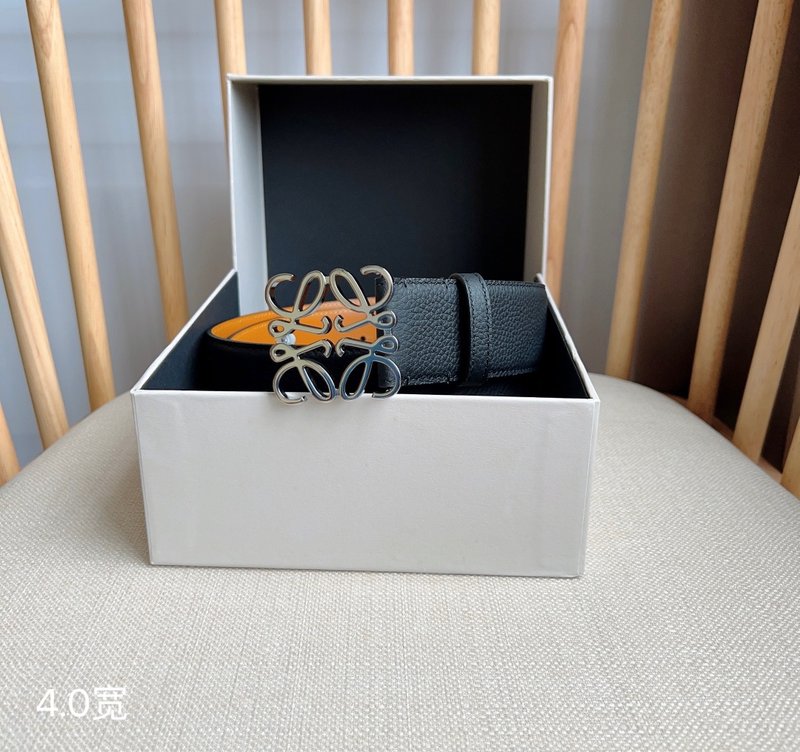 로에베 LOEWE 양면 핀 버클 소가죽 벨트 001-192662