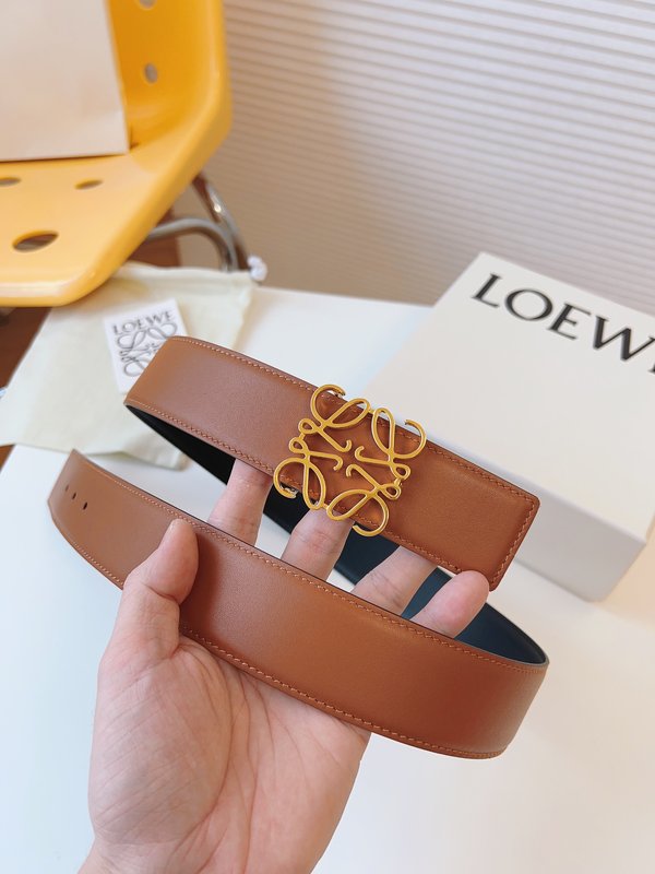 LOEWE 로에웨 클래식 와이드 벨트 패션 아이템 001-192666