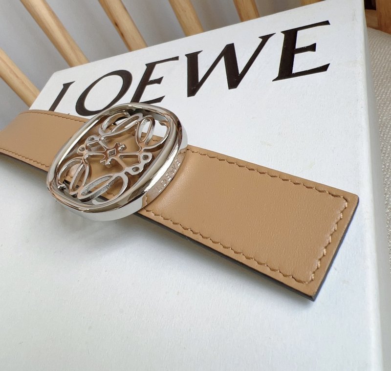LOEWE 로에웨 매끄러운 소가죽 양면 벨트 001-192670