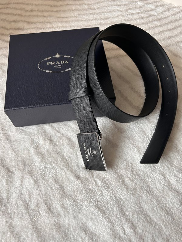 프라다 PRADA 사피아노 가죽 벨트 001-192730