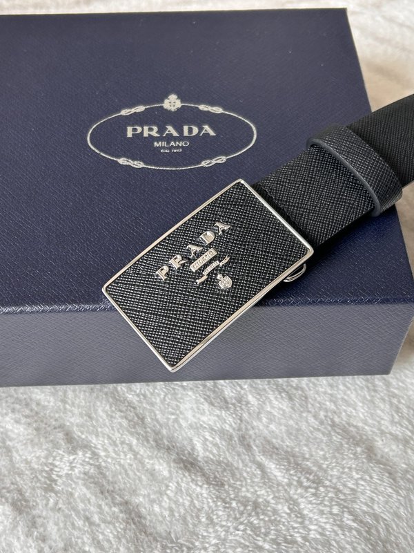 프라다 PRADA 사피아노 가죽 벨트 001-192730