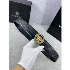 베르사체 Versace 메두사 헤드 가죽 벨트 001-192877