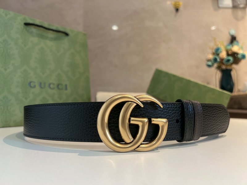 구찌 남성용 더블 G 버클 벨트 40mm 001-192969