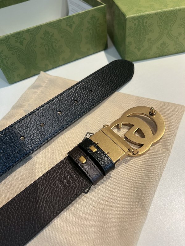 구찌 남성용 더블 G 버클 벨트 40mm 001-192969