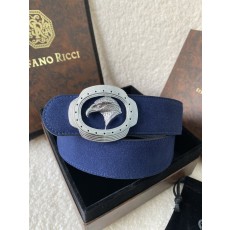 스테파노 리치 독수리 버클 가죽 벨트 001-193026