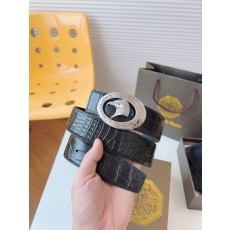 스테파노 리치 남성 소 가죽 벨트 001-193038