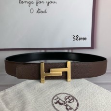 에르메스 양면 가죽 H 버클 벨트 38mm 001-193084