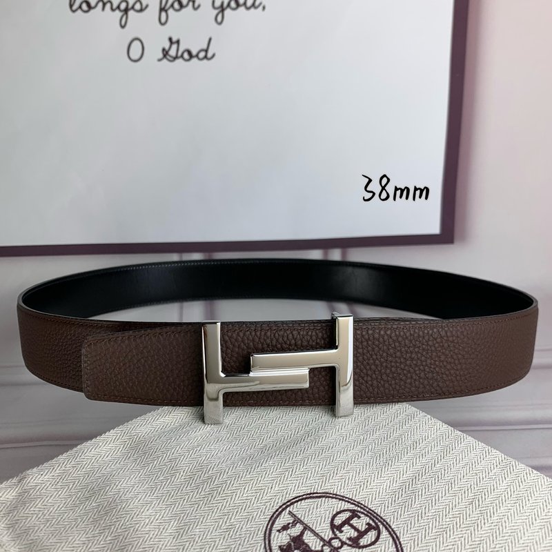 에르메스 양면 가죽 H 버클 벨트 38mm 001-193084