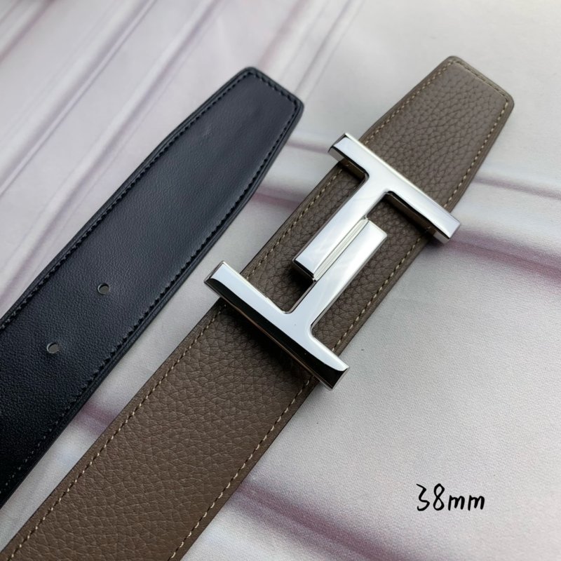 에르메스 H 버클 소가죽 벨트 38mm 폭 001-193086