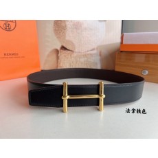 에르메스 남성 양면 가죽 벨트 38mm 메탈 버클 001-193088