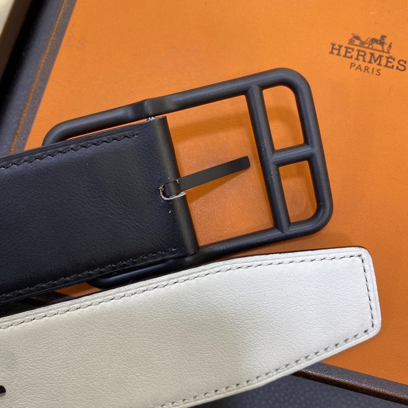 에르메스 박스 토고 소가죽 양면 벨트 38mm 001-193111