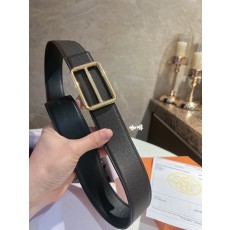 에르메스 블랙 가죽 벨트 3.8cm 001-193133