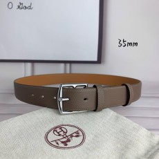 에르메스 그레이 리치 그레인 핀 버클 벨트 001-193177