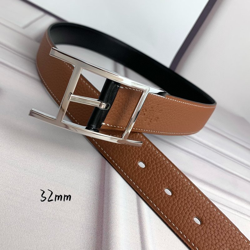 에르메스 핀 버클 양면 벨트 32mm 폭 001-193209