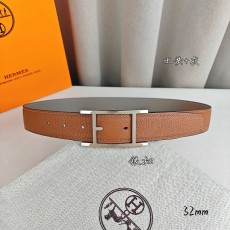 에르메스 양면 리치 그레인 핀 버클 벨트 001-193212