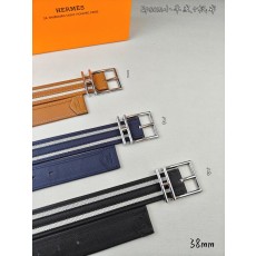 에르메스新款 핀 버클 벨트 엡솜 가죽 캔버스 001-193251