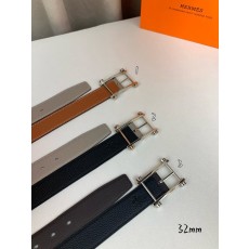 에르메스 양면 리치 그레인 핀 버클 벨트 32mm 001-193254