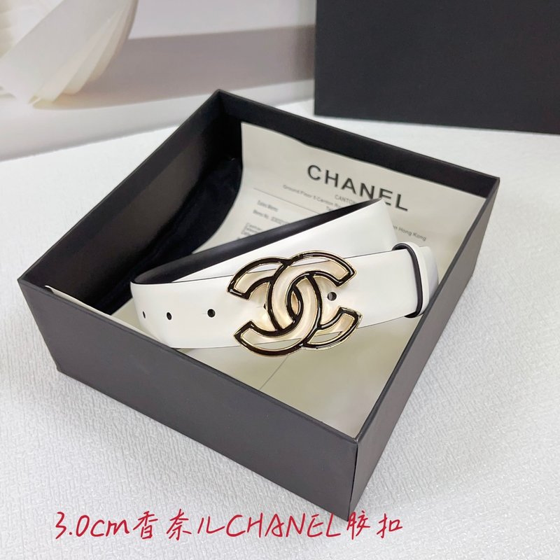 샤넬 3.0cm 양면 평직 벨트 001-193266