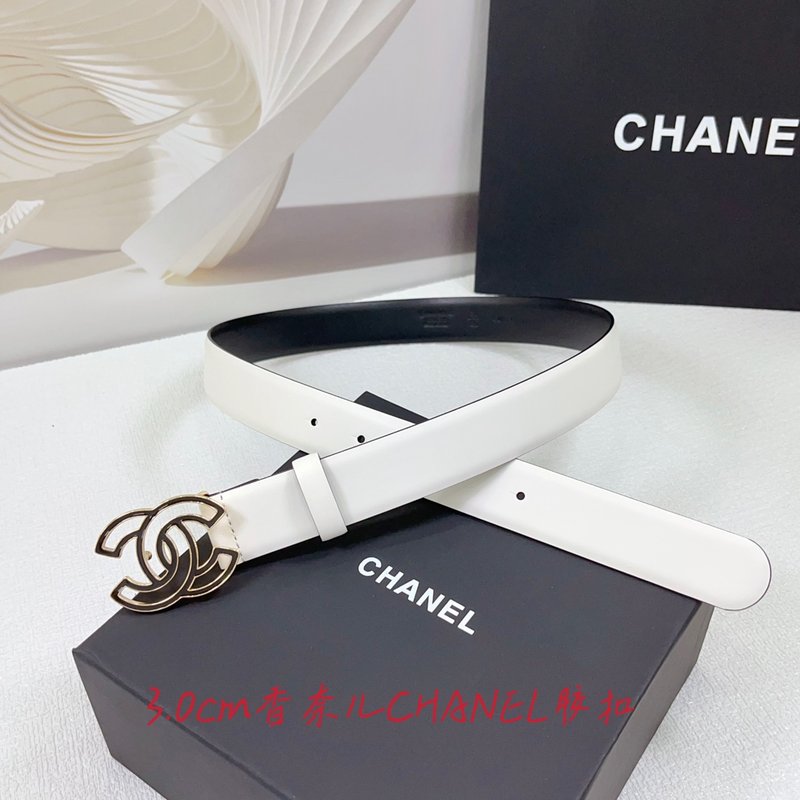 샤넬 3.0cm 양면 평직 벨트 001-193266