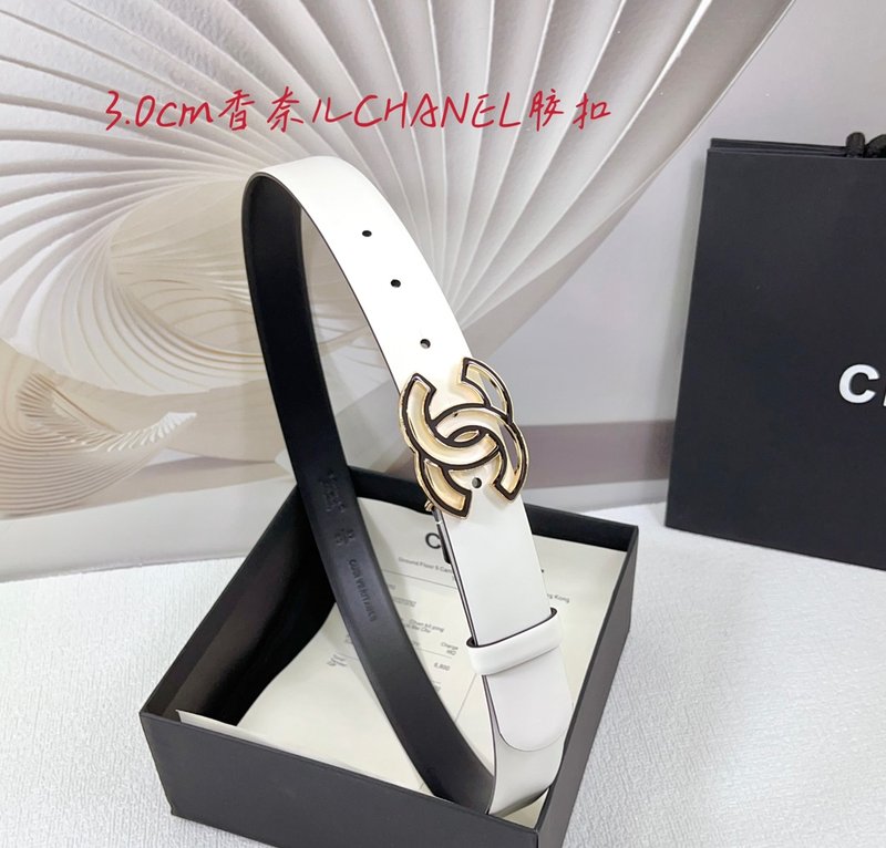 샤넬 3.0cm 양면 평직 벨트 001-193266
