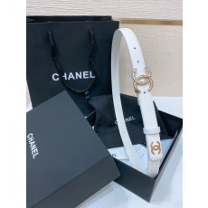 샤넬 24C 라인스톤 레터 로고 송아지 가죽 벨트 001-193268