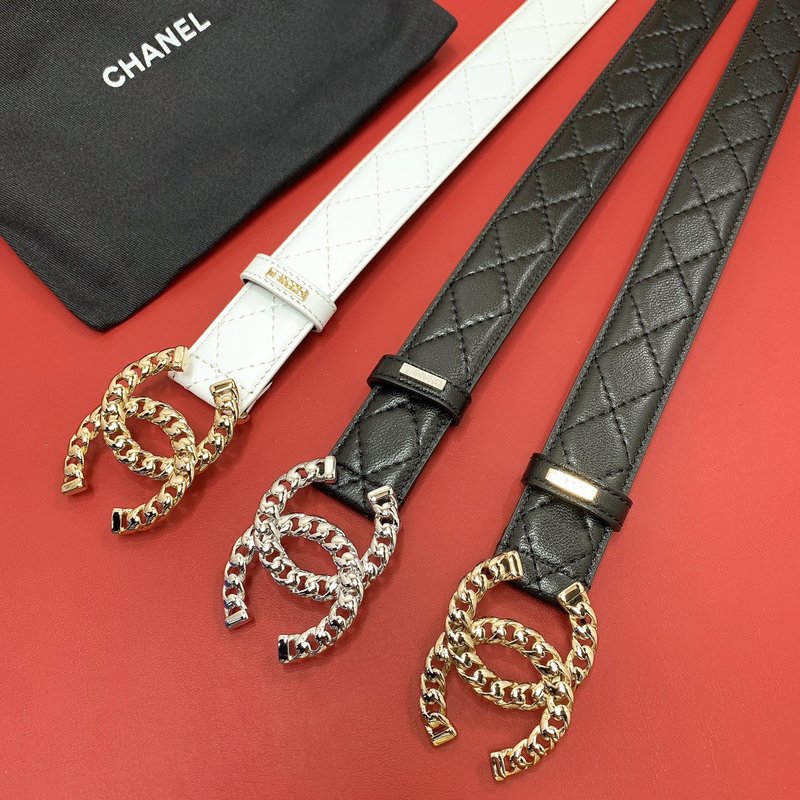 샤넬 24C 체인 퀼팅 벨트 3.0cm 001-193280