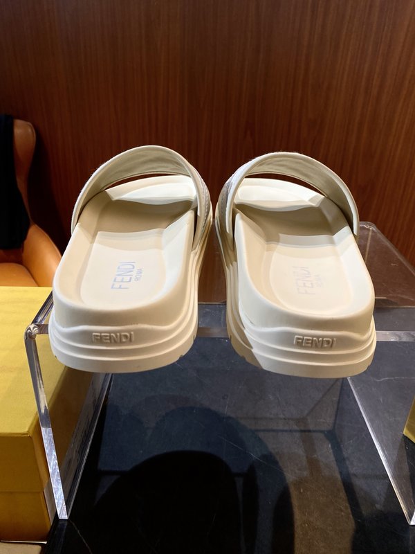 펜디 FENDI 남성용 FF 자카드 슬리퍼 샌들 001-193435