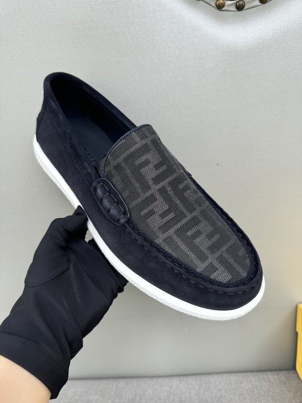 펜디 FENDI 남성 캐주얼 가죽 로퍼 001-193514