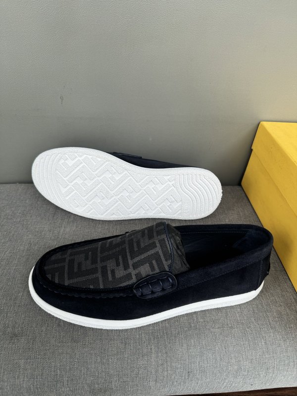 펜디 FENDI 남성 캐주얼 가죽 로퍼 001-193514