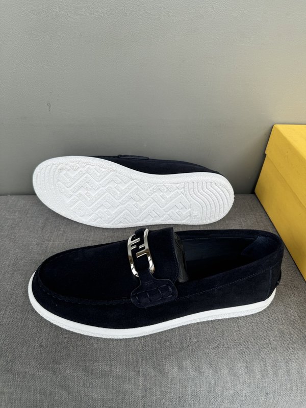 펜디 FENDI 남성 캐주얼 가죽 로퍼 001-193518