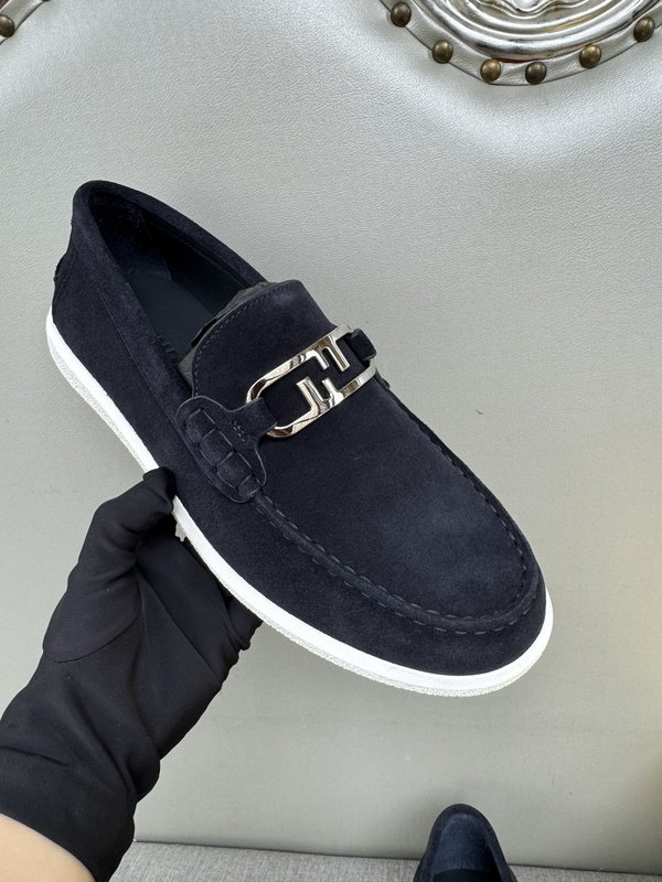펜디 FENDI 남성 캐주얼 가죽 로퍼 001-193518