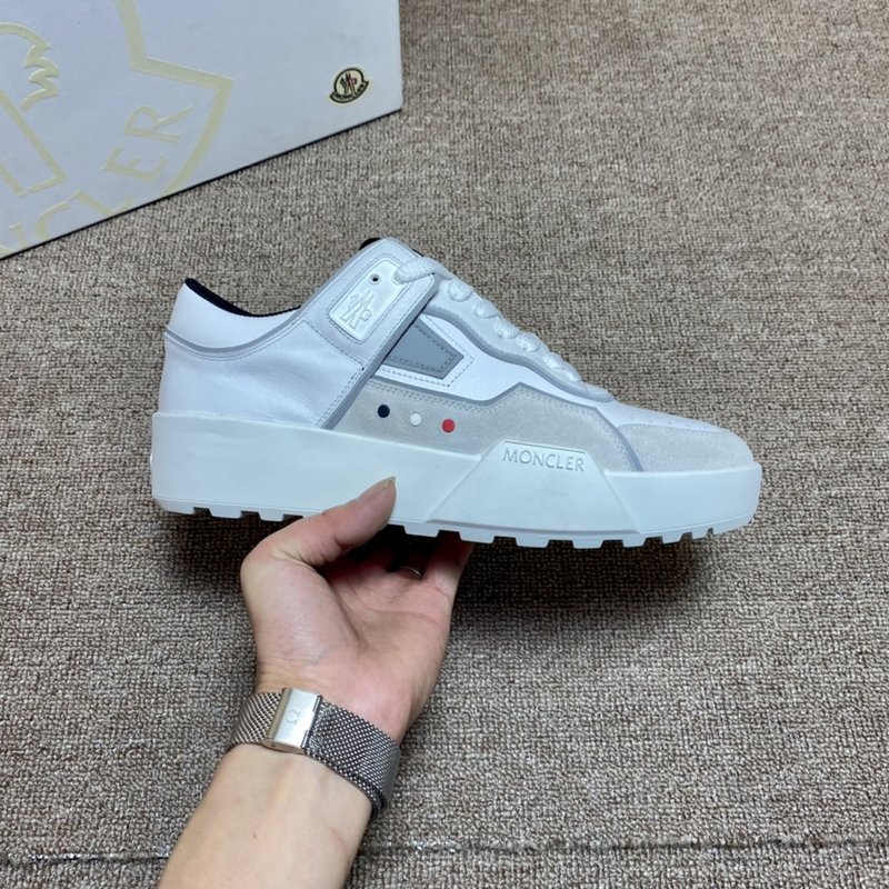 몽클레르 MONCLER 화이트 가죽 스니커즈 001-193573