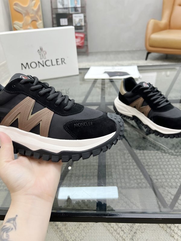 몬클레어 P600 이탈리아 소 가죽 캐주얼 운동화 001-193633