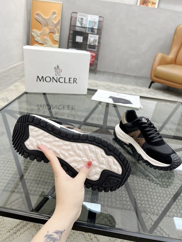 몬클레어 P600 이탈리아 소 가죽 캐주얼 운동화 001-193633