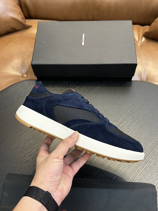 Kiton 남성 스웨이드 럭셔리 운동화 001-193830