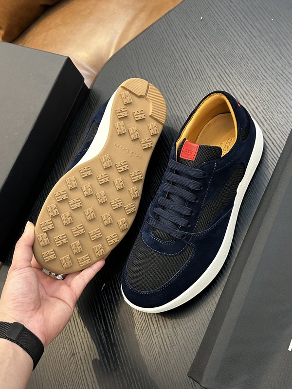 Kiton 남성 스웨이드 럭셔리 운동화 001-193830