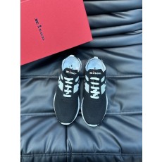 Kiton 남성 니트 소재 운동화 001-193842