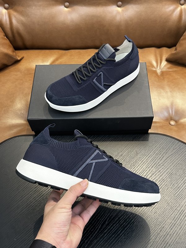 Kiton 남성 니트 소재 운동화 001-193851