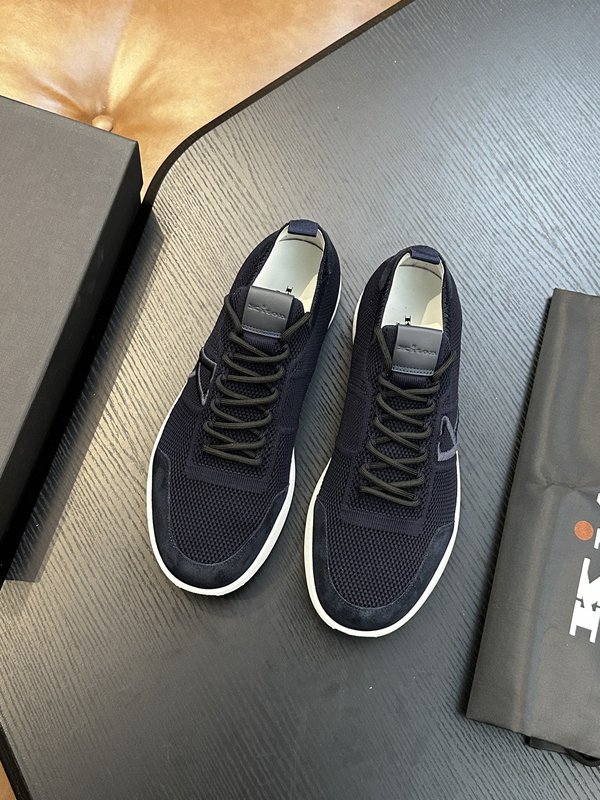 Kiton 남성 니트 소재 운동화 001-193851