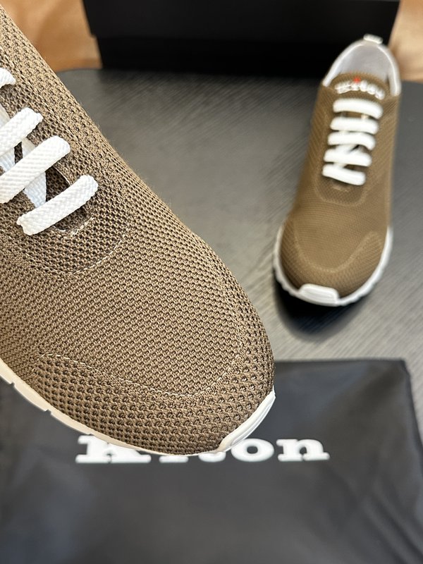 Kiton 남성 니트 소재 운동화 001-193887