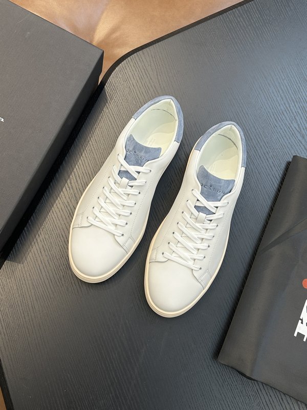 Kiton 남성 송아지 가죽 스니커즈 001-193895