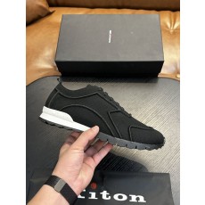 Kiton 남성 니트 소재 운동화 001-193961