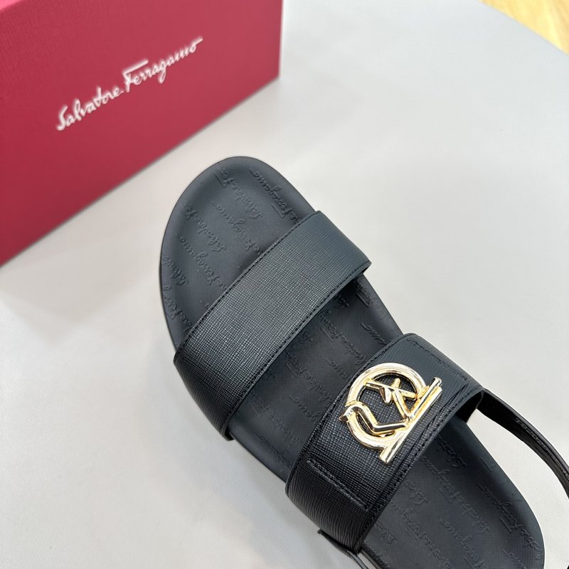 페라가모 남성 여름 편안한 슬리퍼 001-194022