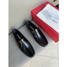 페라가모 남성 수제 스티치 캐주얼 가죽슈즈 001-194241