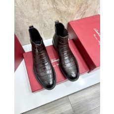 페라가모 남성 첼시 부츠 001-194268