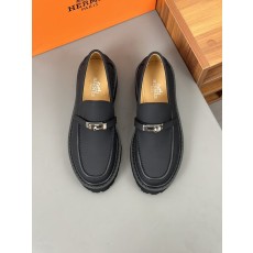 에르메스 Kelly 버클 송아지 가죽 캐주얼 슈즈 001-194487