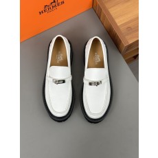 에르메스 Kelly 버클 송아지 가죽 캐주얼 슈즈 001-194501